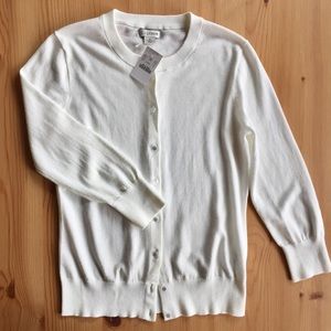 J. Crew Factory 3/4 Sleeve Cardigan (NWT)